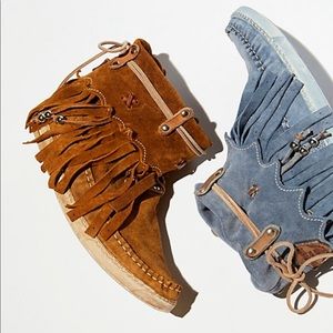Free people el vaquero Cortez Mocc Boot Sz 37
